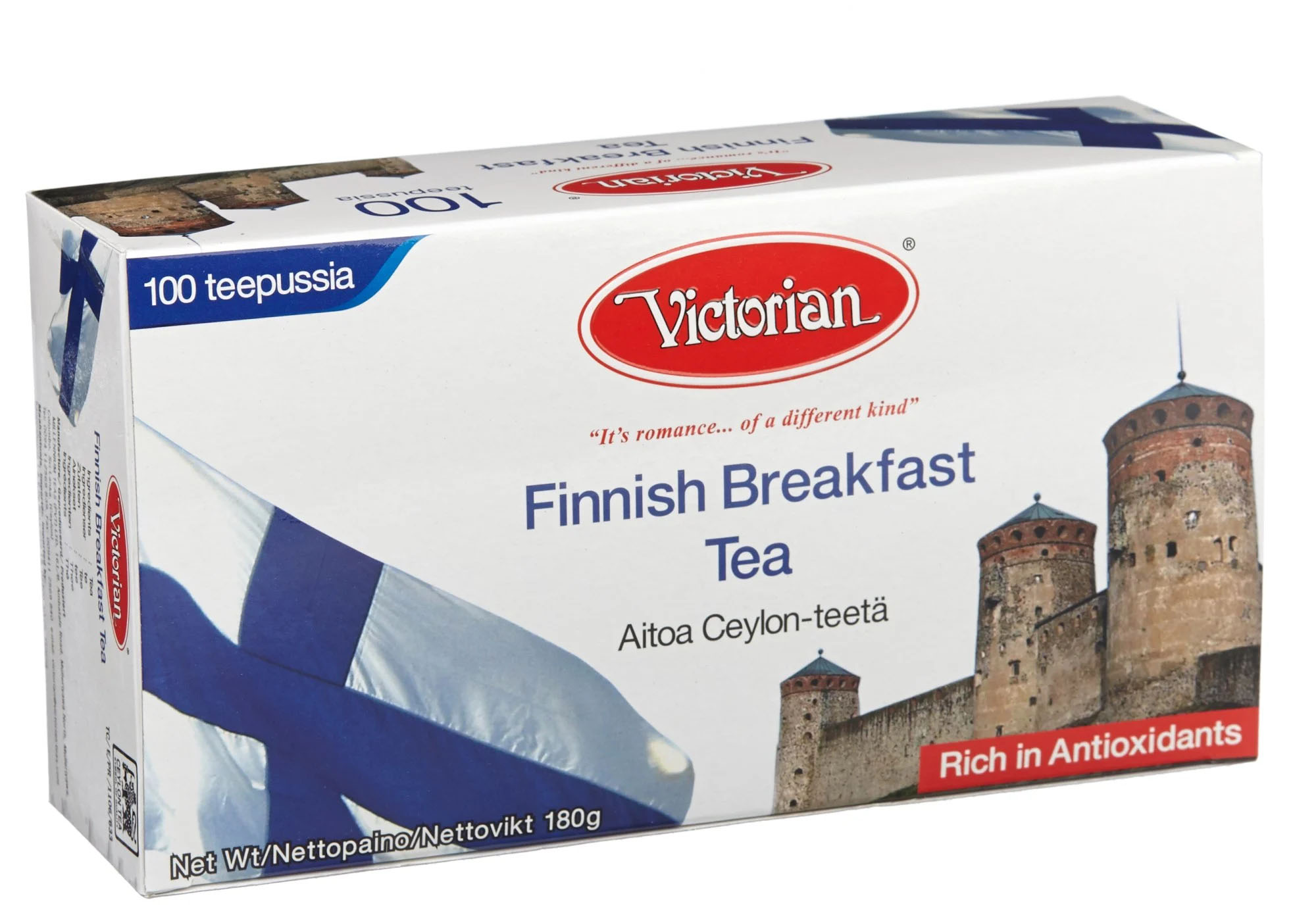 Victorian Finnish Breakfast Tea 100Pcs